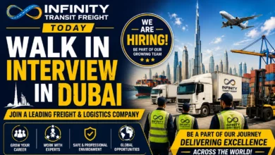 Infinity Transit Freight Today Walk in Interview in Dubai